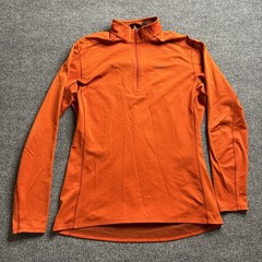 Arc’teryx Rho LT Zip Neck Base Layer Mens XL Orange Pullover Gorpcore Ski 13029