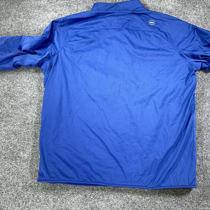Peter Millar 1/4 Zip Pullover Mens Large Blue Thermal Flow Insulated Golf Jacket gallery