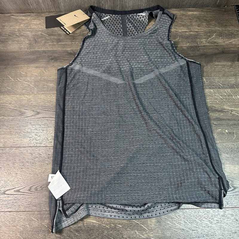 Nike DRI-FIT ADV Tech-Knit Ultra Running Tank Top Men's Sz S Grey DM4751-010 gallery