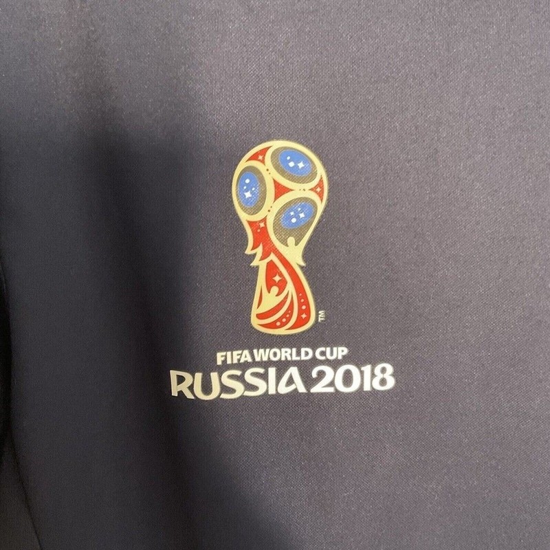 Fifa World Cup Russia 2018 Navy England Short Sleeve Jersey Shirt Size S gallery