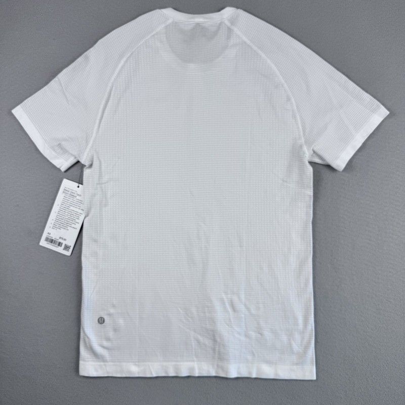 NWT Lululemon Metal Vent Tech Short Sleeve T-Shirt Men XS White Gym Performance gallery