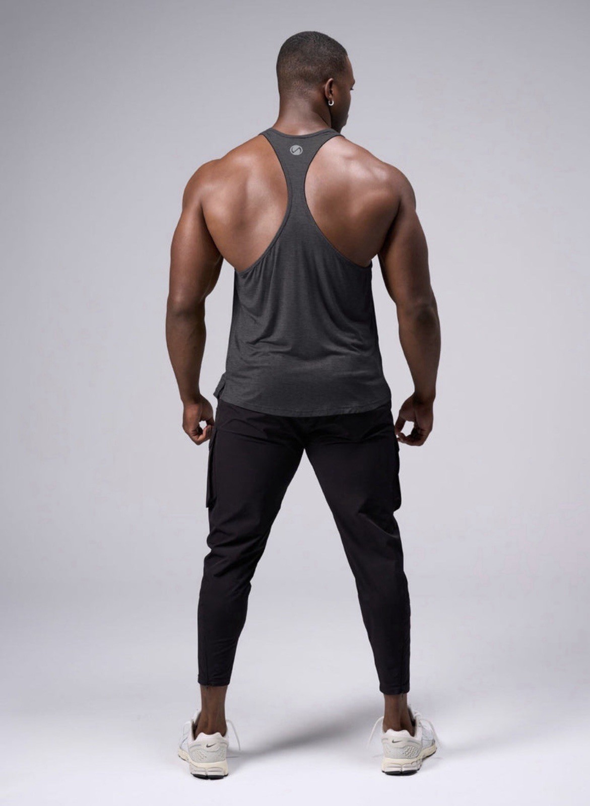 TLF Men’s Tactic Tank Top Charcoal Heather Color Size Large NWT gallery
