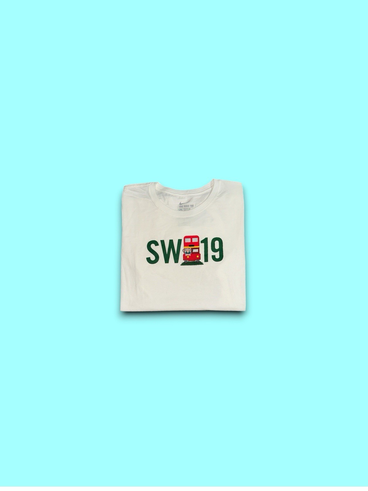 Nike Nike Court RF Roger Federer SW19 Bus Emoji Wimbledon Tee 887073-100 XL gallery