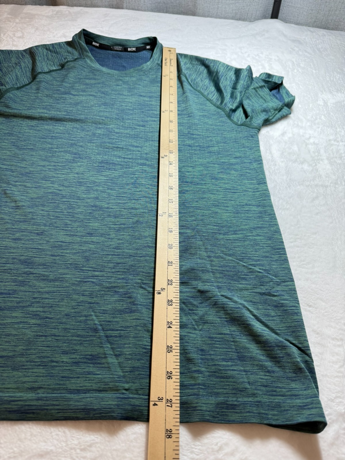 Rhone Shirt Mens Medium Green Reign Tech Short Sleeve Performance Stretch gallery