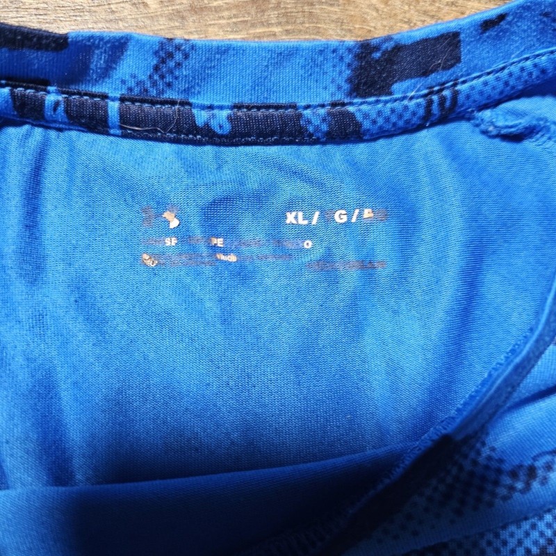 Mens Under Armour Performance Tshirt Xl Blue gallery