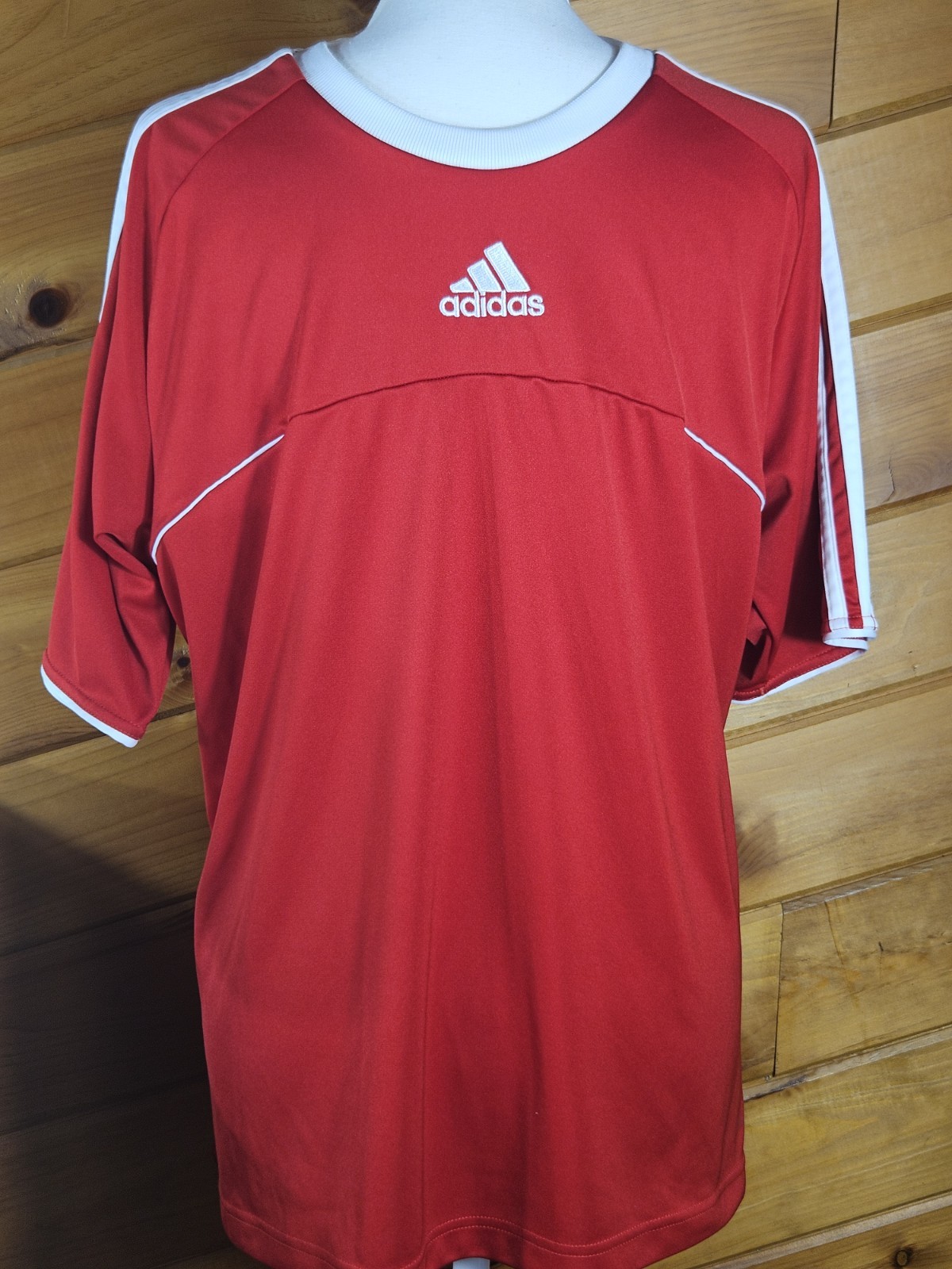 Adidas Soccer Jersey Red Adult Crew Neck Short Sleeve gallery