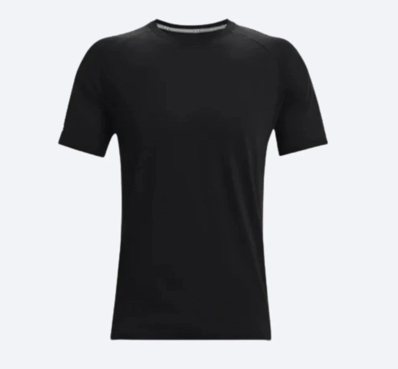 Under Armour Set Of Two (2) T-shirts Men's Training Gym Raglan 2XL Black/white gallery