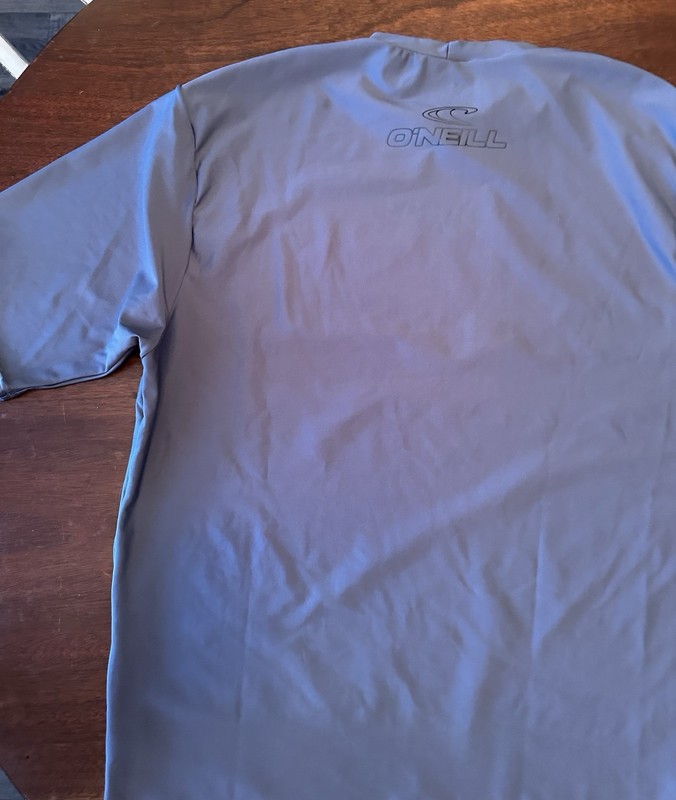 Oneill Shirt Mens Small Dark Gray Polyester Blend Short Sleeve 50+ UV Protection gallery