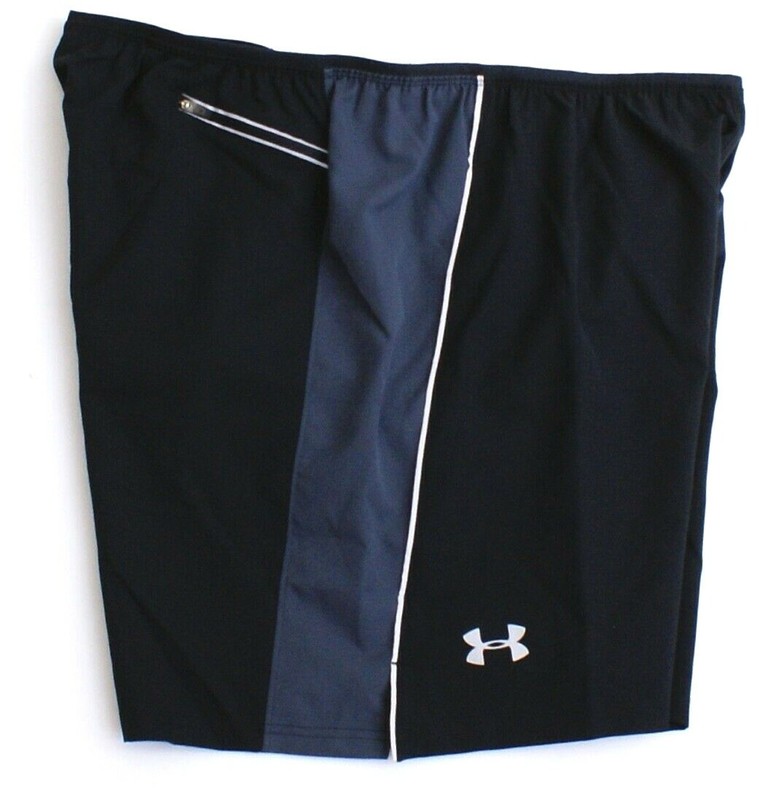 Under Armour Coolswitch Black Brief Lined Running Shorts Men's NWT gallery