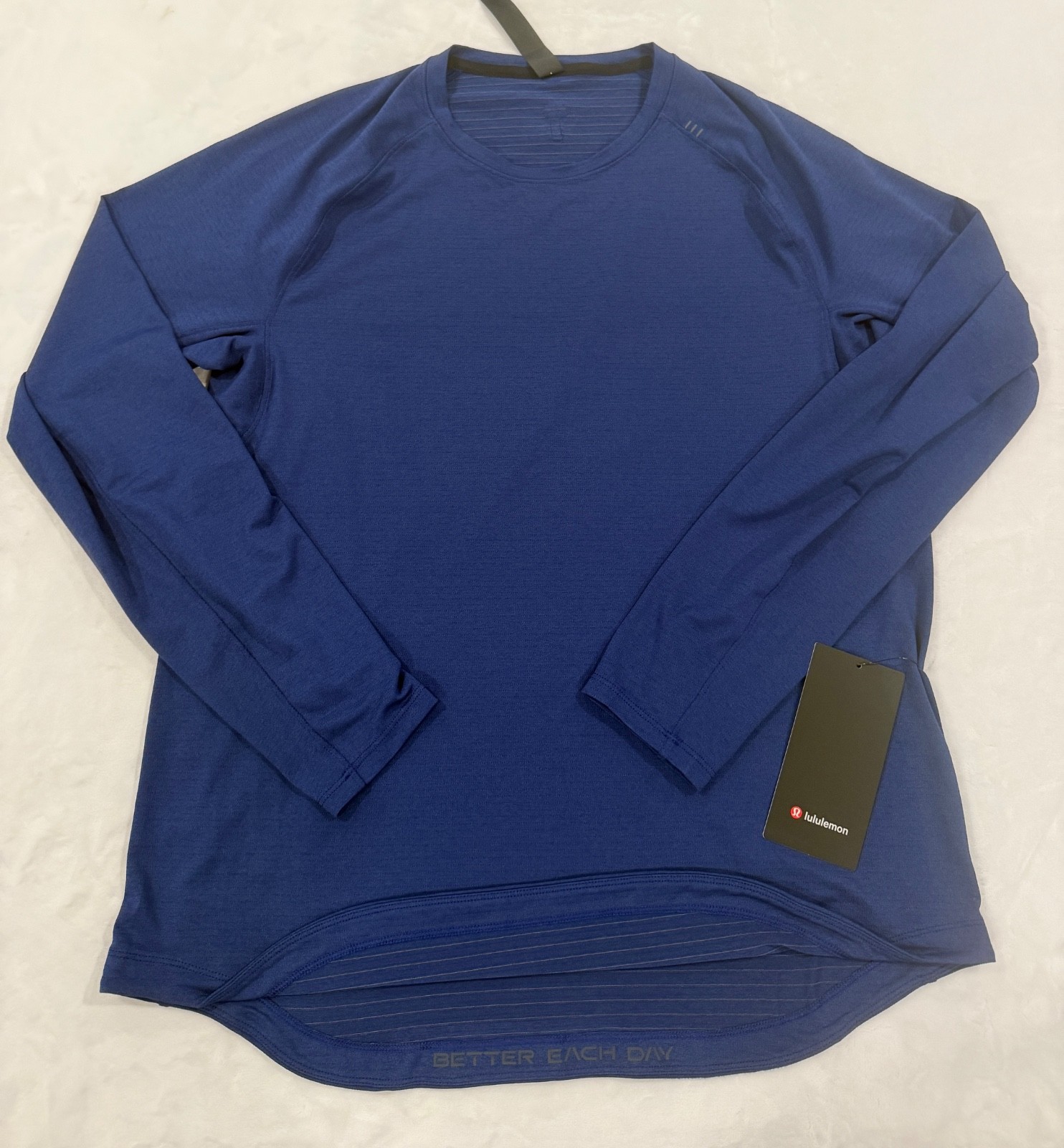 Lululemon License To Train Long Sleeve Shirt Medium Blue Club Blue gallery