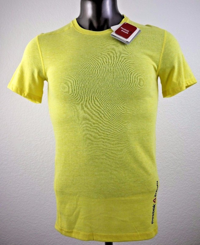 NEW Reebok Crossfit Men's Active Short Sleeve Shirt Size S gallery