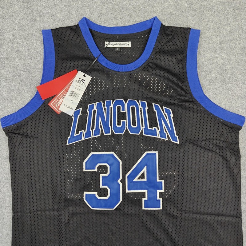 Headgear Classics Shuttlesworth Jersey Mens XL Black Lincoln 34 He Got Game gallery