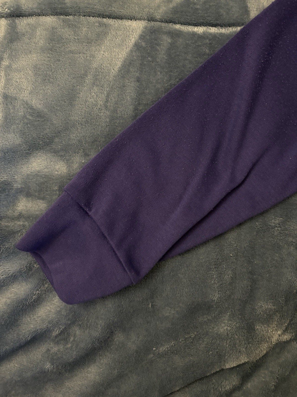 VINTAGE Patagonia Pullover Mens XL Purple Capilene 1/4 Zip 80s Made In USA gallery