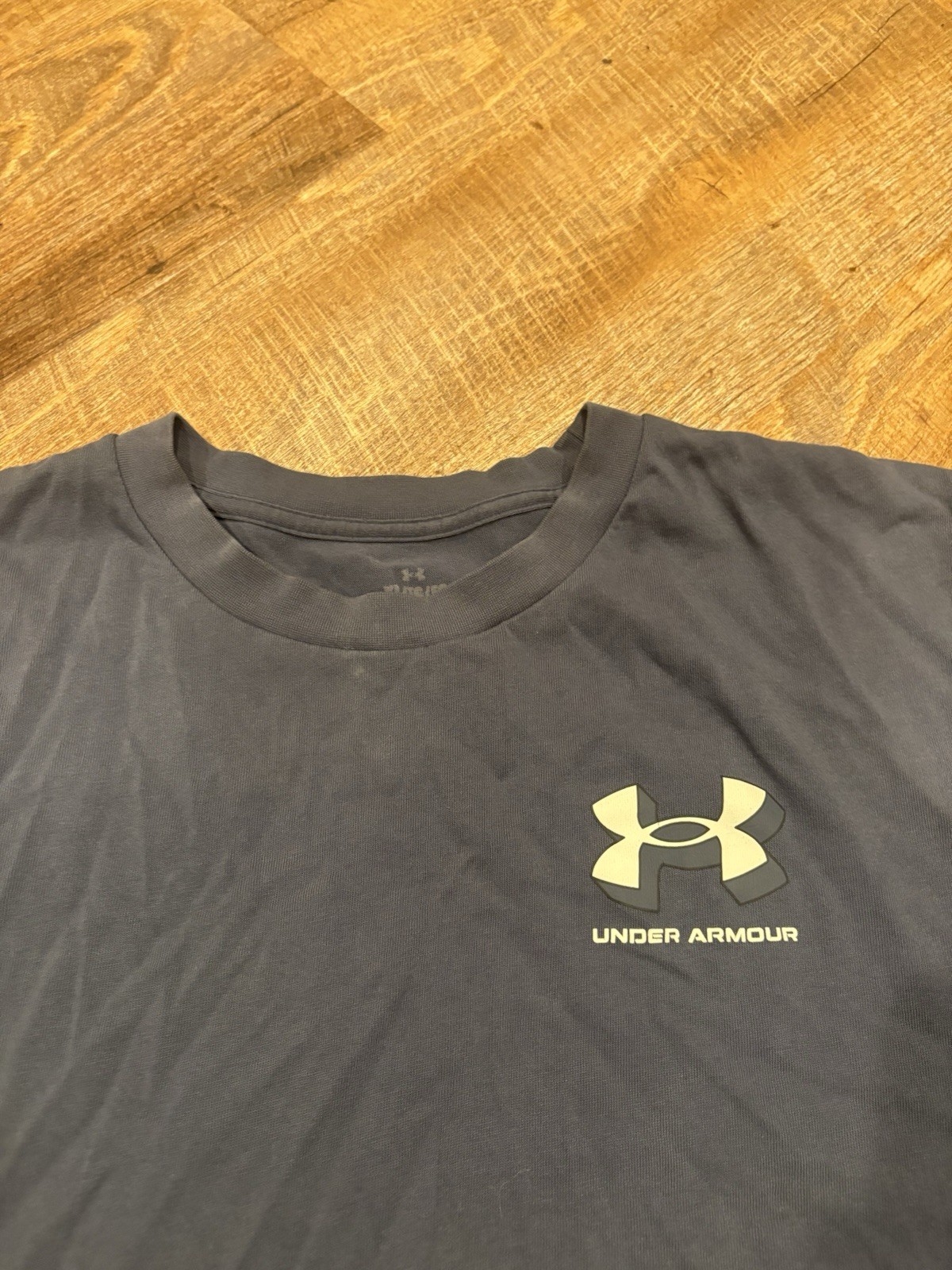 Under Armour Logo Performance Tee Men’s XL Blue Short Sleeve Shirt gallery