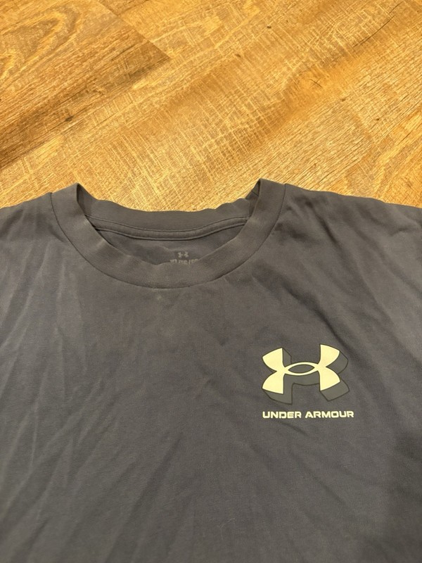 Under Armour Logo Performance Tee Men’s XL Blue Short Sleeve Shirt gallery