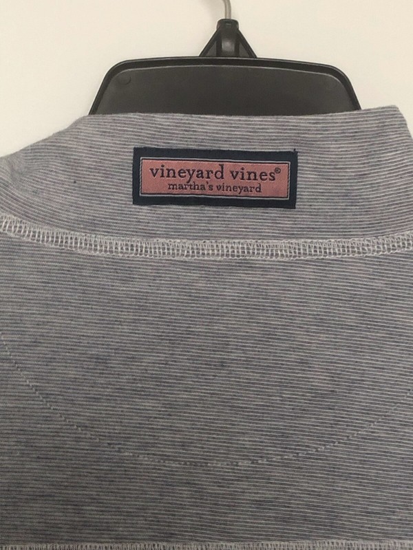 Vineyard Vines Kentucky Derby Pullover Edgartown Shep Shirt NWT Size L Gray gallery