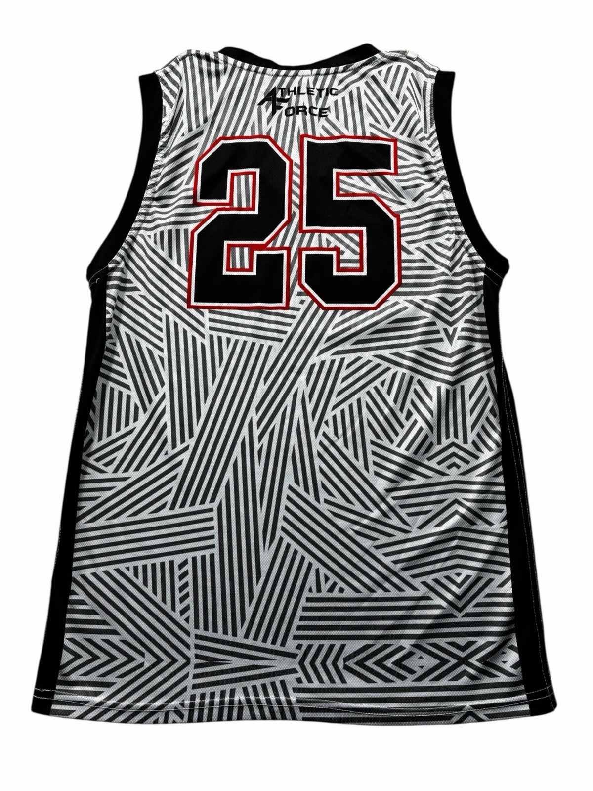 Athletic Force Kongo #25 Full Print Custom Basketball Jersey Men’s Size M gallery