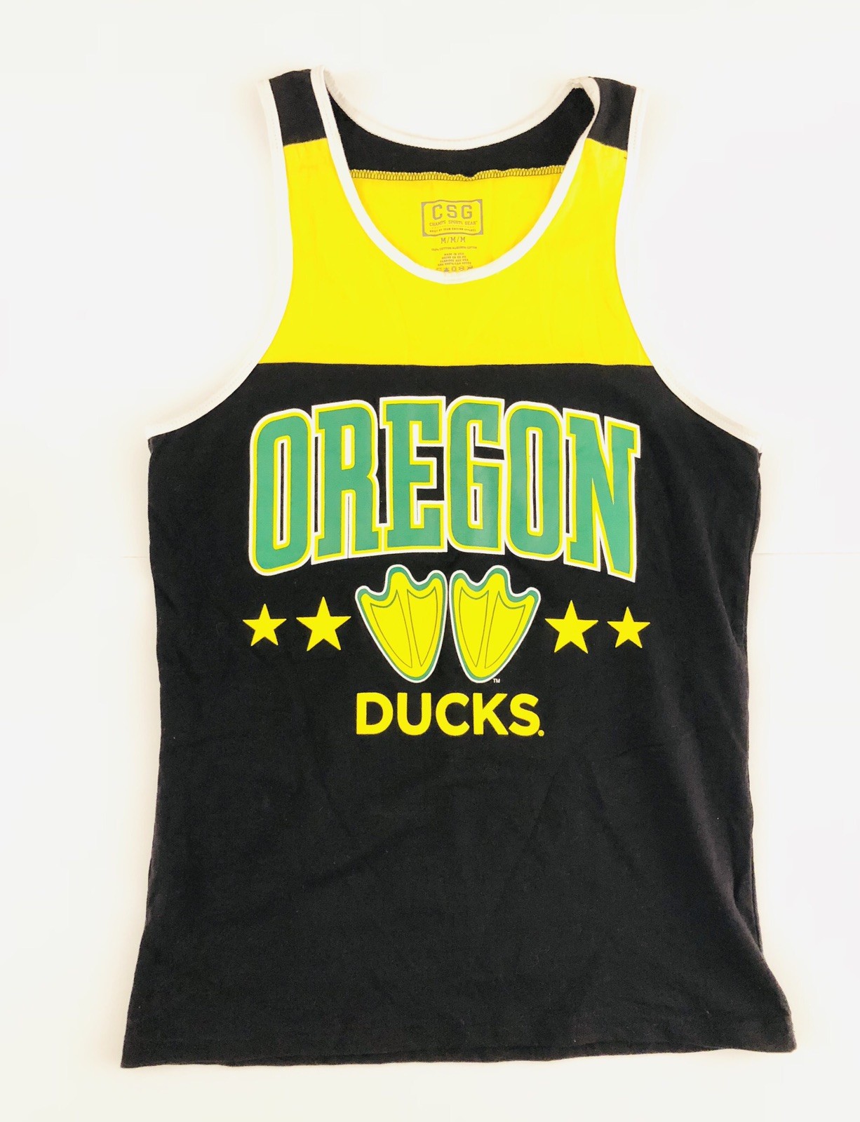 Vintage Champs Sports Oregon Ducks Tank Top Shirt Size Medium gallery