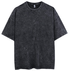 Summer Hot Sell Wash Water To Do Old Cotton Style Acid Wash T-shirt Man Tops