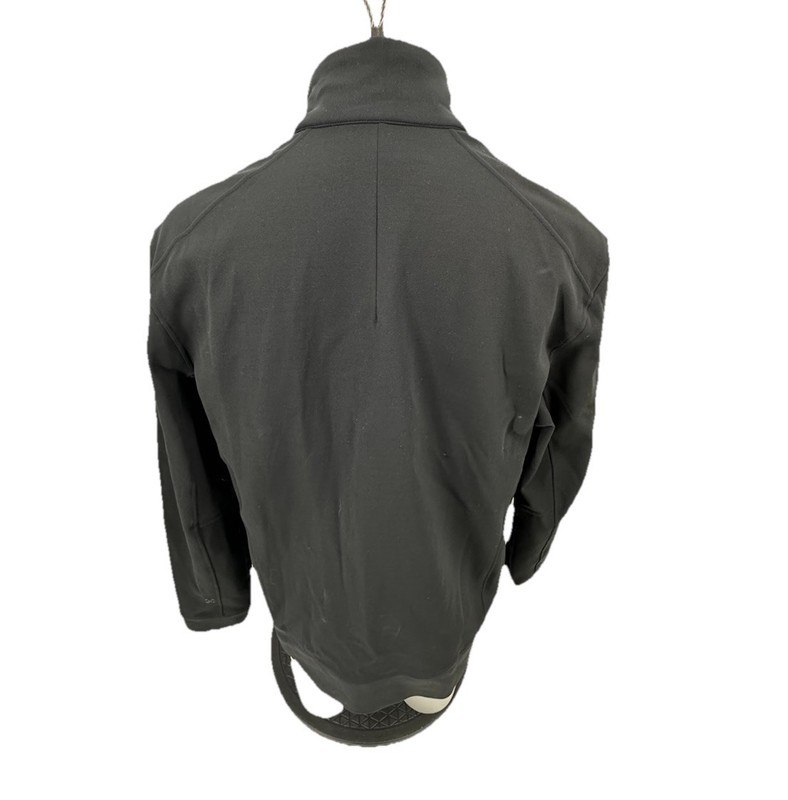 LULULEMON Mens Essential Jacket XL Full Zip Pockets Black *Custom Branding AC12 gallery