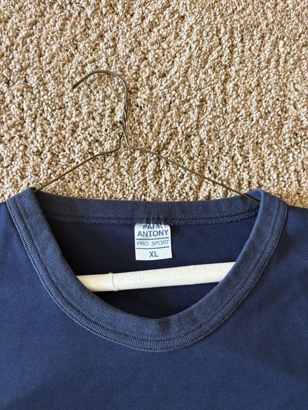 Park Antony Pro Sport Men's XL Vintage Navy Crew Pacers Pepsi Tee Free Ship gallery