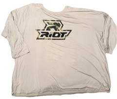 Riot Boulder Creek Power Wicking Long Sleeve Tan Tshirt Sport Athletic Shirt 7XL