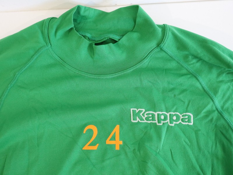 Kappa #24 Green Compression Base Layer Top Size XL/XXL Kombat Hot Layer gallery