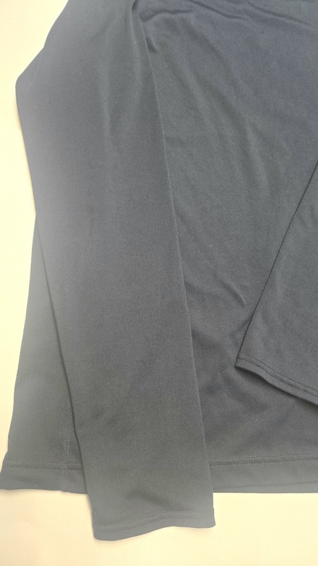EUC Mizuno Men's XL Long Sleeve Navy Blue Performance Shirt Mock Neck Base Layer gallery