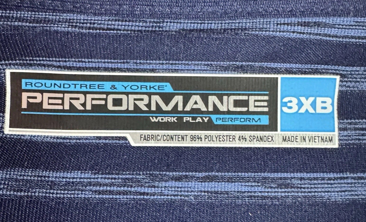 Roundtree & Yorke Men's Performance Polo/Golf Shirt - Big & Tall - 3XB gallery