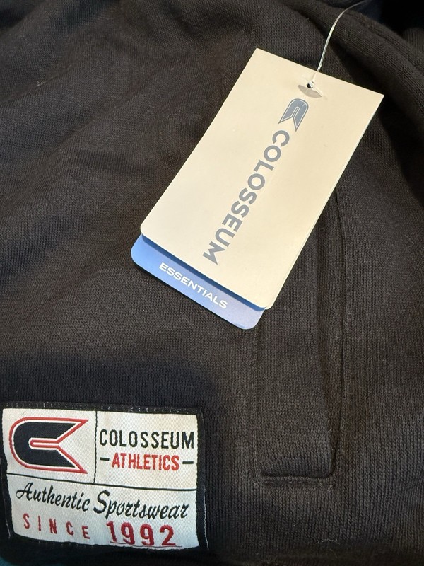 NWT Colosseum Essentials Men's Small Black 1/4 Zip Pullover gallery
