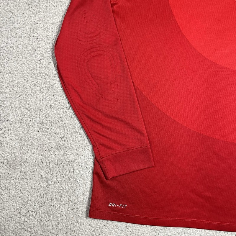 Nike Jersey Mens Small Red Long Sleeve Padded Elbow Goalkeeper Park IV gallery