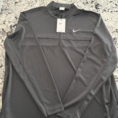 Men’s Nike Golf Pullover Size Xl Grey