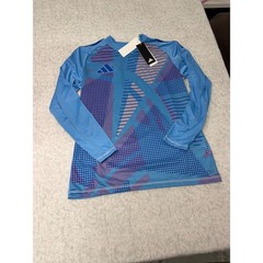 Adidas Mens T24 C GK JSY L Goalkeeper Soccer Jersey Blue IN0410 Size M NEW