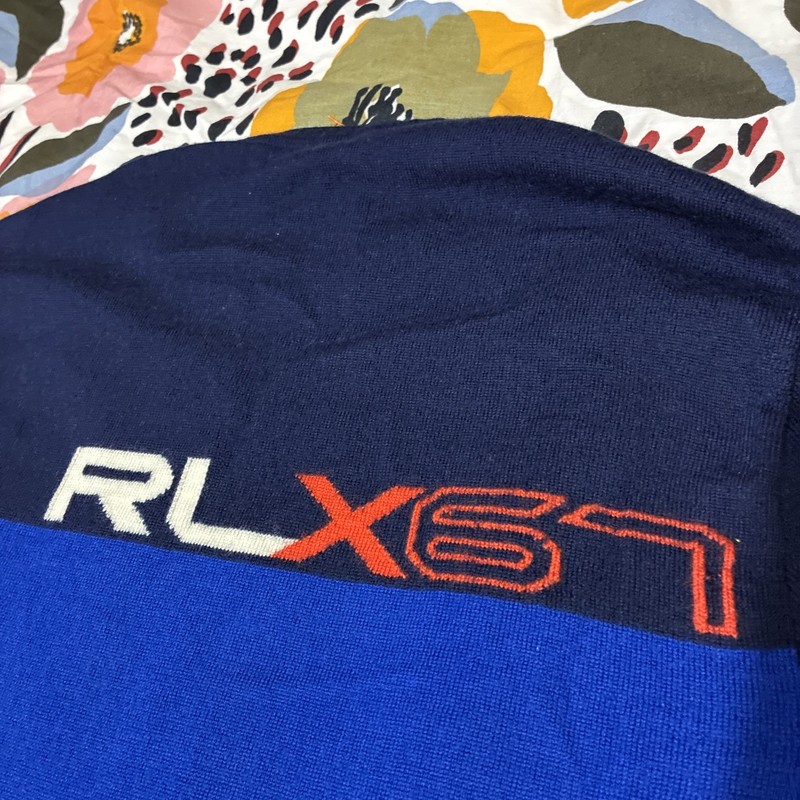 RLX 67Ralph Lauren Long Sleeve Pullover Sz L Multi Color No Returns gallery