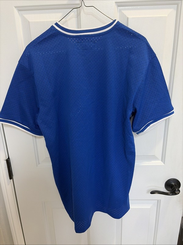 Berner Cookies SF Blue White Mesh Baseball Jersey Men’s Size Medium RARE NWT D gallery