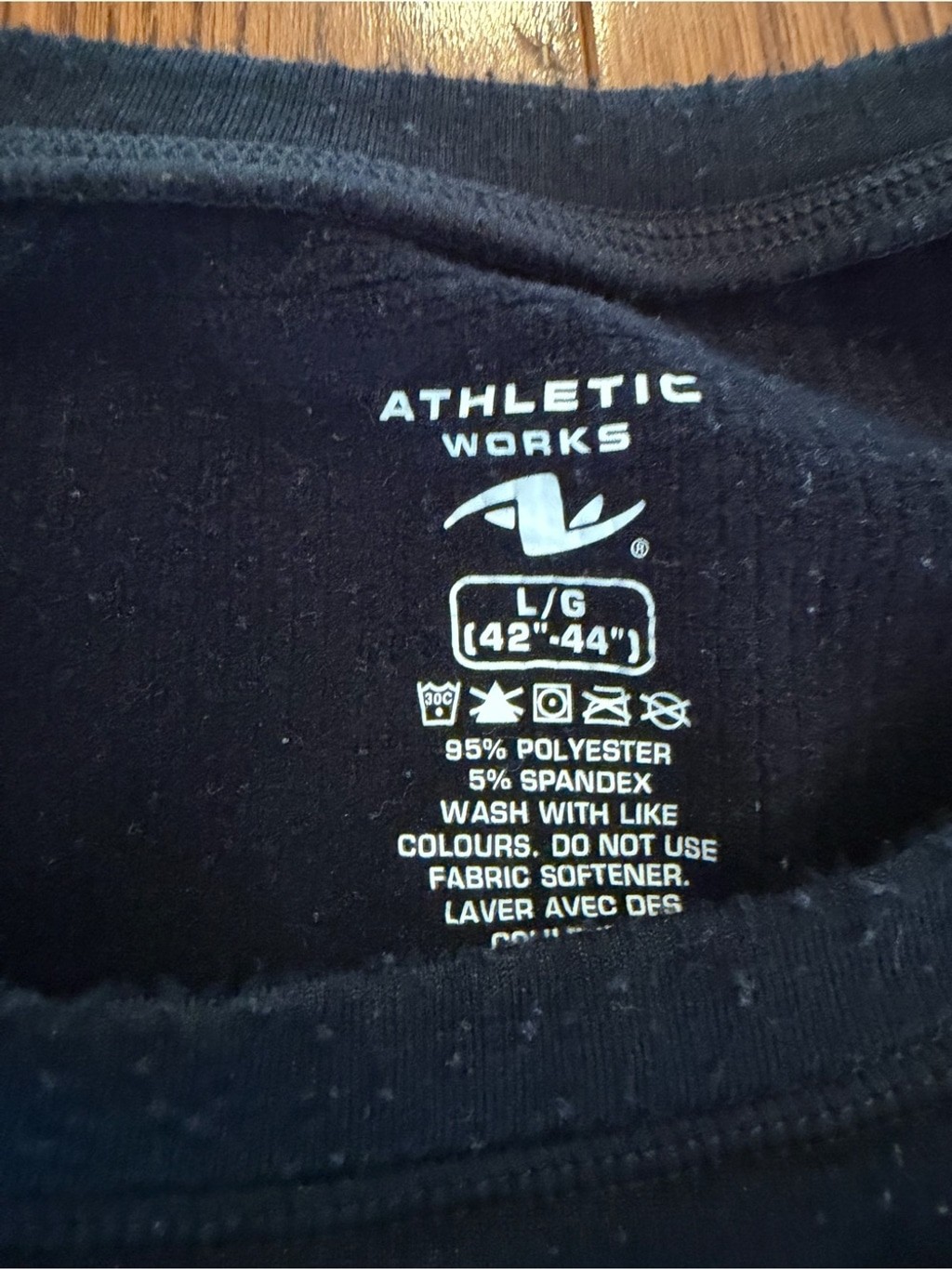 Athletic Works Black Long Sleeve Crew Tee gallery