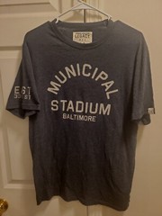 under armour Legacy Shirt Municipal Stadium Baltimore Size Large