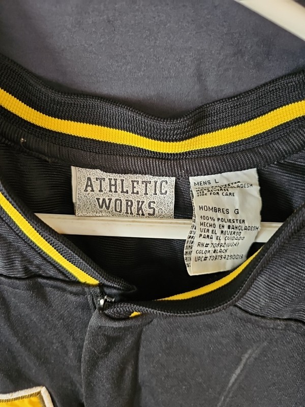 Athletic Works # 88 Dragon Signature Series Zippered Jersey Men's Large Black gallery