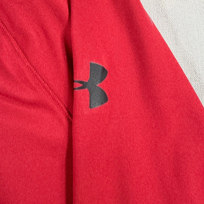 Under Armour MK 1 Quarter Zip Pullover Mens XL Red Lightweight Golf 1306430 gallery