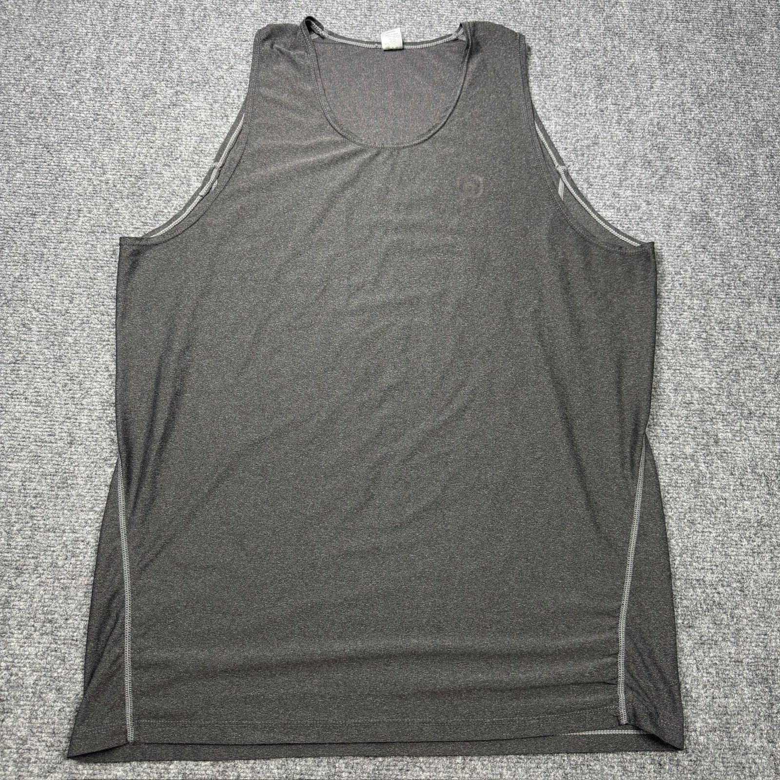 Neleus Shirt Mens 2XL Grey Performance Tank Sleeveless Gym Fitness Workout gallery