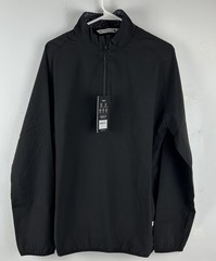 7 Diamonds Oxygenate 1/4 Zip Pullover Size S Anti-Odor Quick Dry Stretch Black