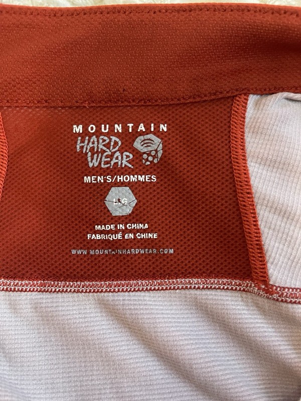 Mountain Hardwear 1/2 Zip Mockneck Mountain Stretch Orange/Red Men’s L Outdoor gallery