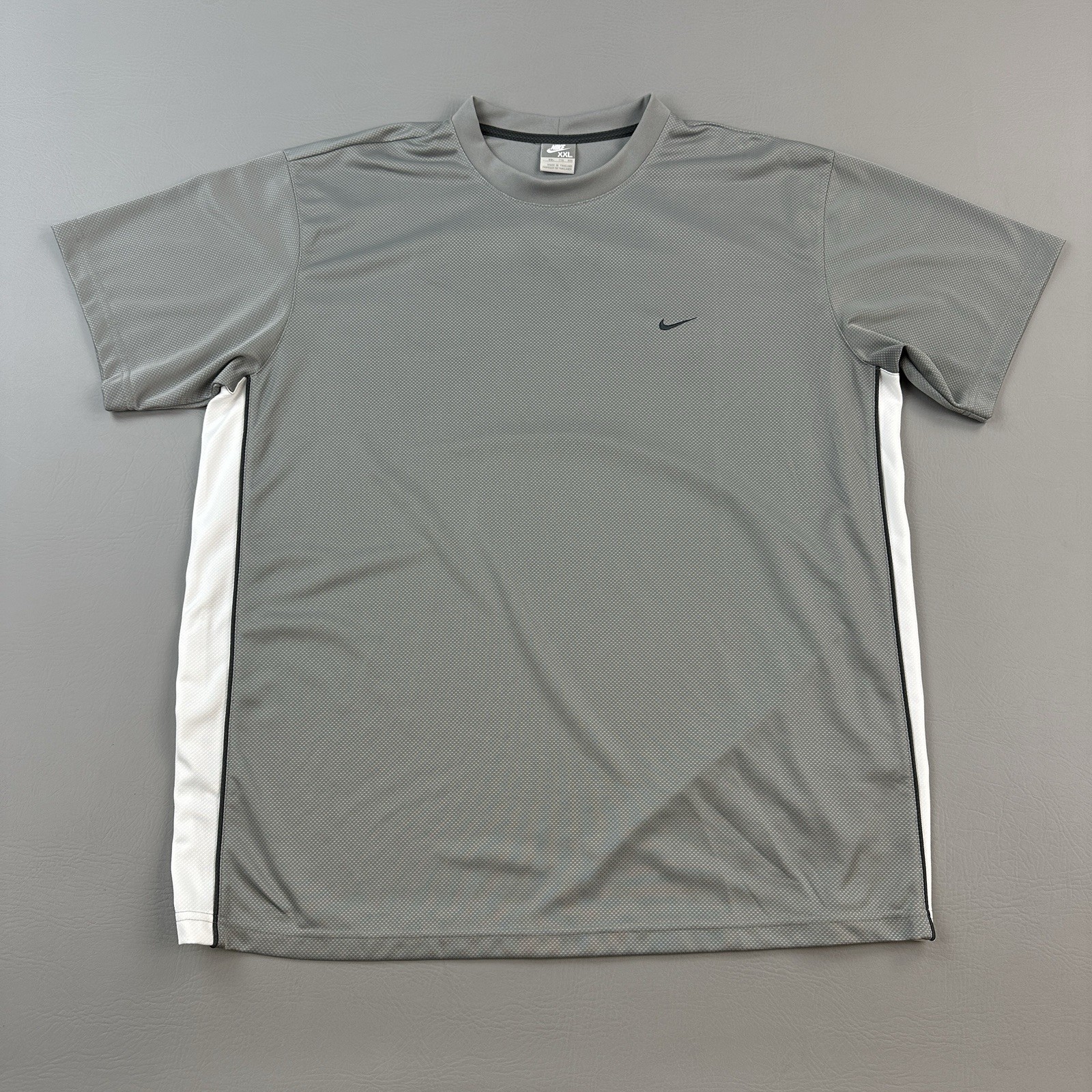 Vintage Nike Sportswear Shirt Mens 2XL Gray Active Embroidered Swoosh Y2K gallery