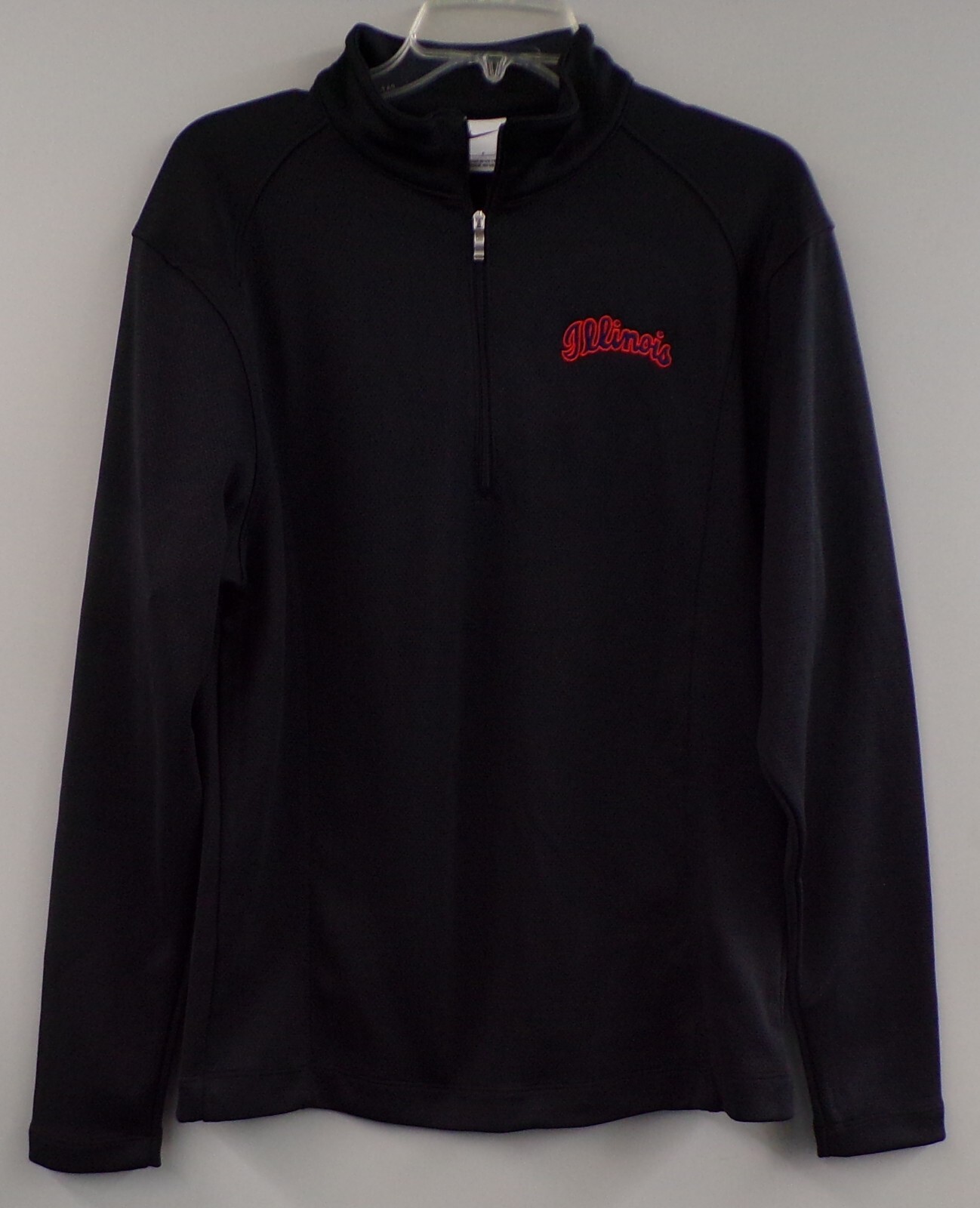 Nike Golf Illinois University Script Logo Mens 1/2-Zip Cover-Up XS-4XL New gallery