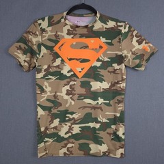 Under Armour Alter Ego Superman Compression Shirt Mens XL Camo Short Sleeve