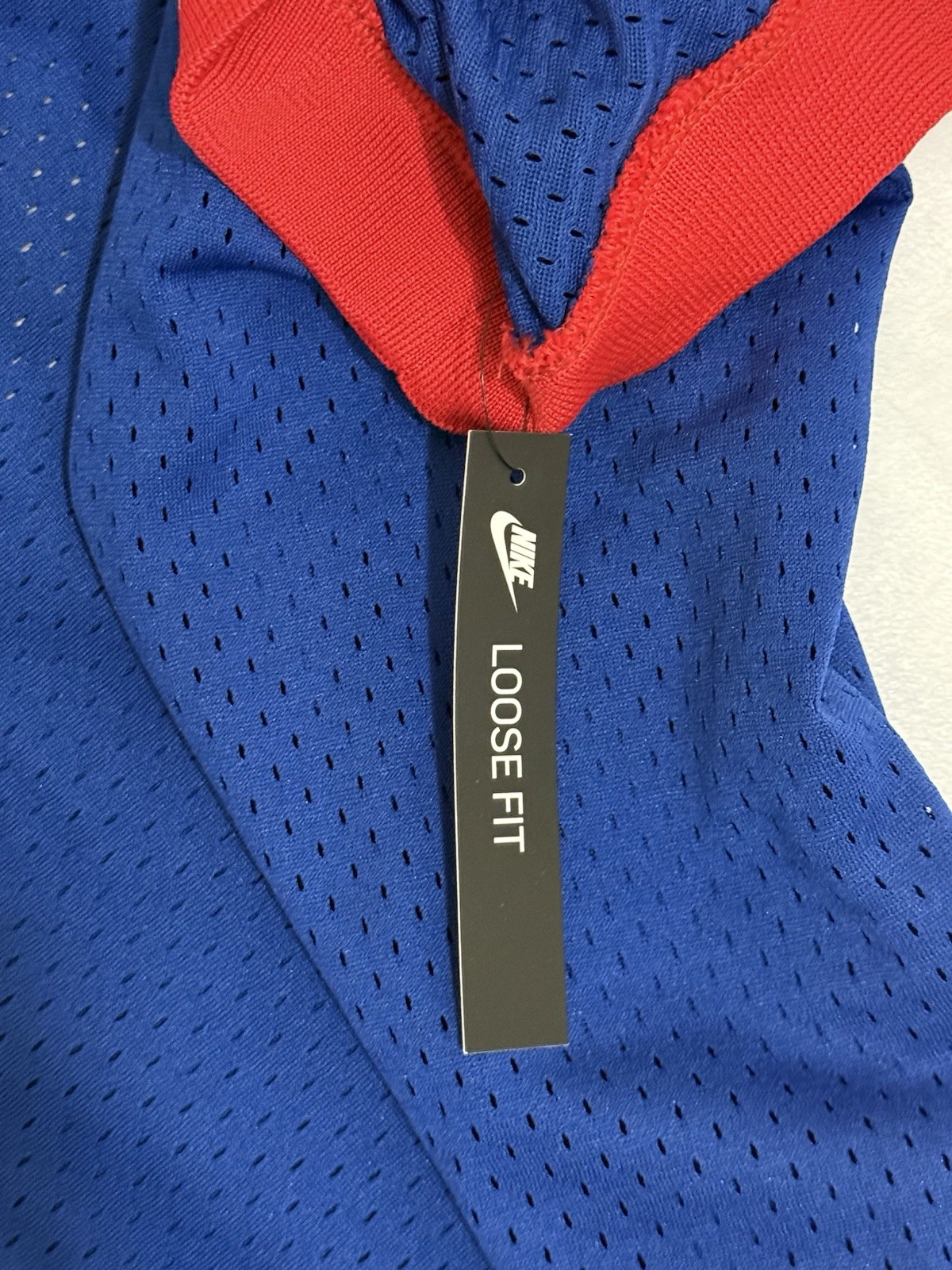 Nike Hoops Blue Red White Men’s Basketball Jersey CT5605 438 Medium New With Tag gallery