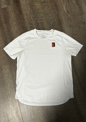 Nike Court Wimbledon 2025 Carlos Alcaraz Tennis Shirt FZ6944-100 Rare Size M