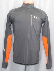Under Armour All Seasons Imminent Run Gray 1/4 Zip Pullover 1236179 Mens Size Sm