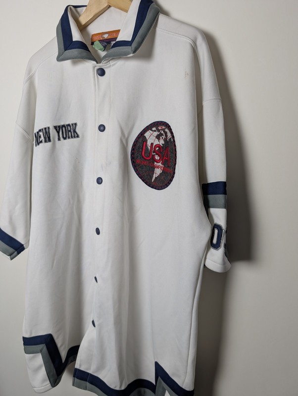 Vintage Veezo Wear USA World Championships Jersey New York XL Snap gallery