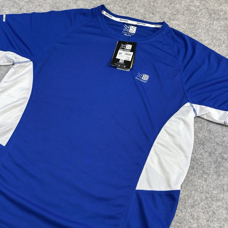Karrimor Run Running T Shirt XXL 2XL Classic Blue / White Mens New With Defect gallery